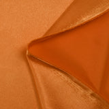 Satin de polyester léger orange