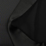 Black polyester satin