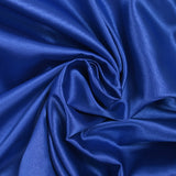 Satin de polyester léger bleu royal