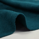 100% Laine bouillie bleu pétrole