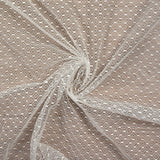 Calais® Eliora white lace broken by the meter