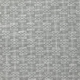 Popeline polycoton imprimée carreaux en pointillisme fond gris chiné