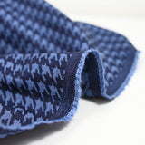 Jacquard polyviscose pied de poule marine