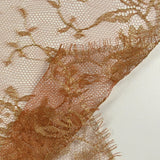 Calais® Calandra copper and gilded lace per meter