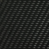 Jacquard de laine mélangée diagonale argentée fond noir