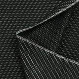 Jacquard de laine mélangée diagonale argentée fond noir