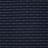 Milano polyviscose knit double stripe navy background