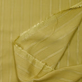 Voile de viscose rayé lurex Roxanne vert olive