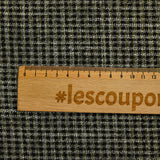 Polyviscose Lurex à carreaux doré et noir