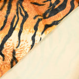 Faux fur medium-length hair tiger