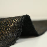 Maille tricot côtelée dorée