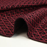 Malla Milano poliviscosa Lurex rojo esmeralda real