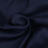 100% sarga de lana azul marino