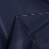 Popeline de coton bleu sombre satiné