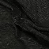 Polycoton Lurex texturé noir