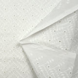 Broderie anglaise Moira blanc cassé