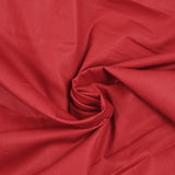 Poplina de algodón rojo