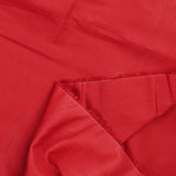 Poplina de algodón rojo