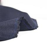 100% sarga de lana azul marino