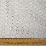 Broderie anglaise Saoirse blanc cassé