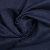 Sergé de laine mélangée marine