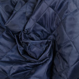 Matelassé losange marine