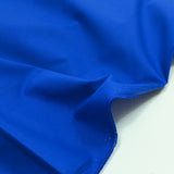 Coton uni bleu roi
