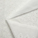 Broderie anglaise Hilda blanc cassé