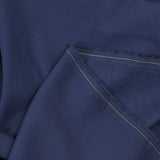 Poliviscosa rayas azul marino