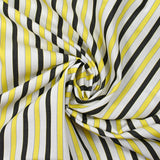 Cotton tejido Gloria Gloria Clexión amarilla y negra Fondo blanco