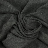 Molleton polycoton french terry gris