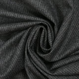 Tissu tailleur flanelle 100% laine Super 120's rayé fond anthracite