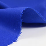 Electric blue cotton poplin