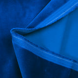 Velours de coton ras bleu roi