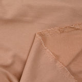 Molleton coton french terry beige rose