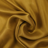Satin de viscose effet cupro ocre