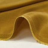 Satin de viscose effet cupro ocre