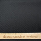 Satin de soie imprimé peau de serpent fond noir