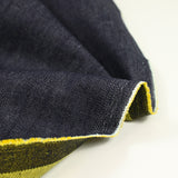 Jean's coton bleu brut envers moutarde