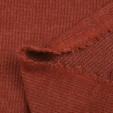 Rust red Ori brushed textured knit