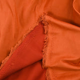 Suédine jersey orange brûlé