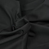 Coton uni noir