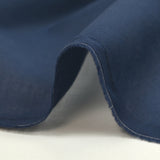 Voile de coton bleu foncé