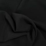 Crêpe polyester noir