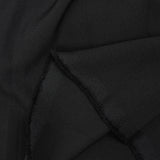 Crêpe polyester noir