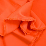 Crêpe de polyester orange