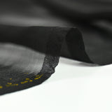 Mousseline 100% soie noir