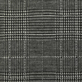 Maille Milano polyester Lurex prince-de-galles noir et blanc