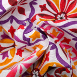 Fondo de color rosa, morado y mostaza de Policoton