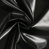 Tissu sergé de viscose enduit imperméable noir